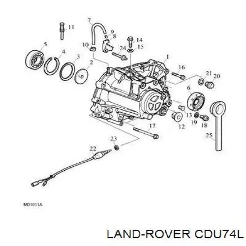 CDU74L Land Rover 