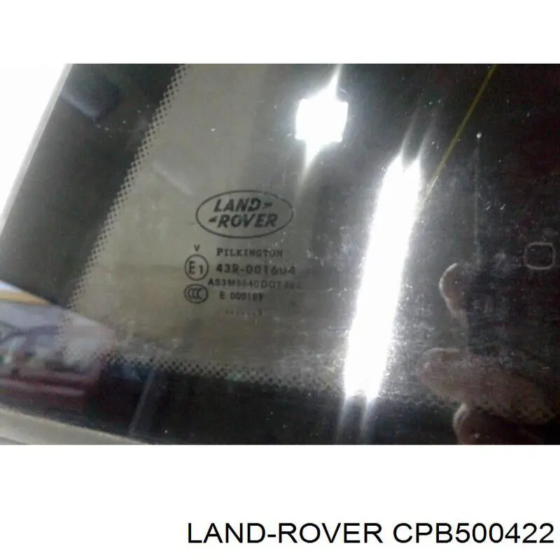CPB500422 Land Rover Скло багажного відсіку, праве
