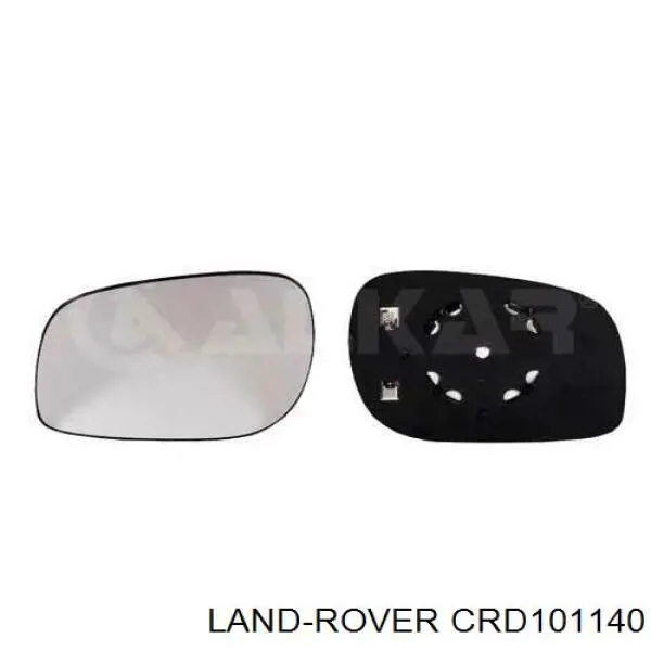 CRD101140 Land Rover Дзеркальний елемент лівого дзеркала заднього виду