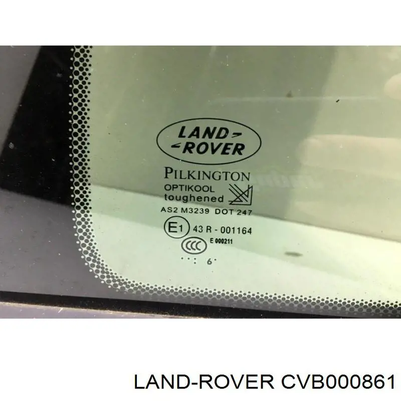 LR044523 Land Rover скло-кватирка двері, задній, правій