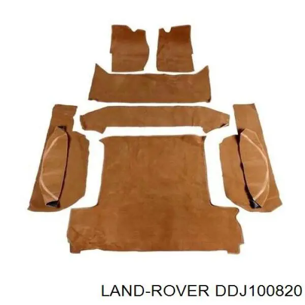 DDJ100820 Land Rover Накладка зовнішня (молдинг) порога, правий