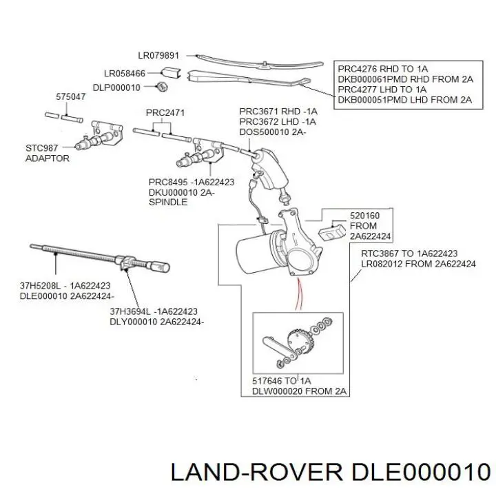  DLE000010LR Britpart