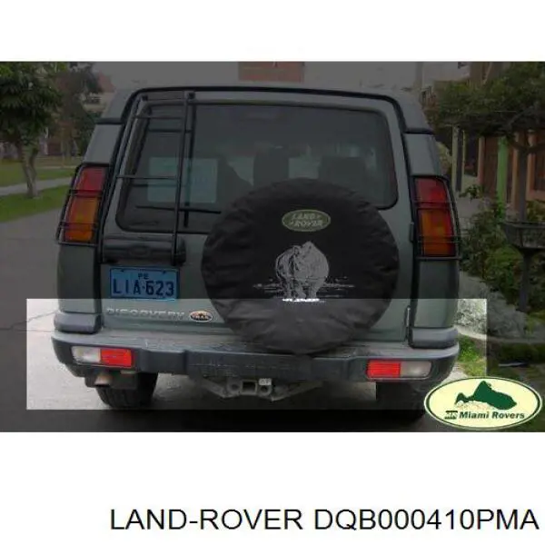 Задний бампер на Land Rover Discovery II 