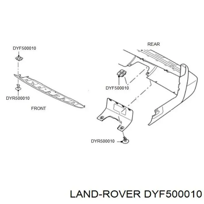 Купити DYF500010 Land Rover 