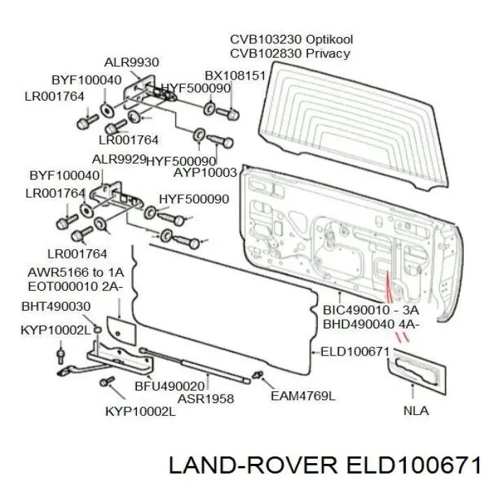 ELD100671 Land Rover 