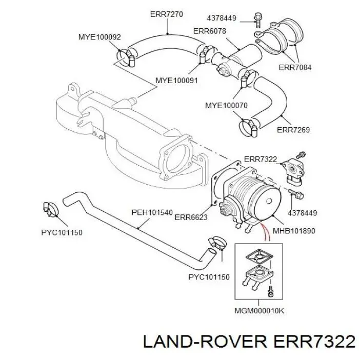 Потенціометр Land Rover ERR7322 ціна, від 11.90 USD
