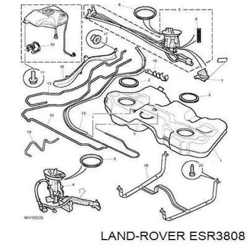  Land Rover ESR3808 ціна, від 16.57 USD