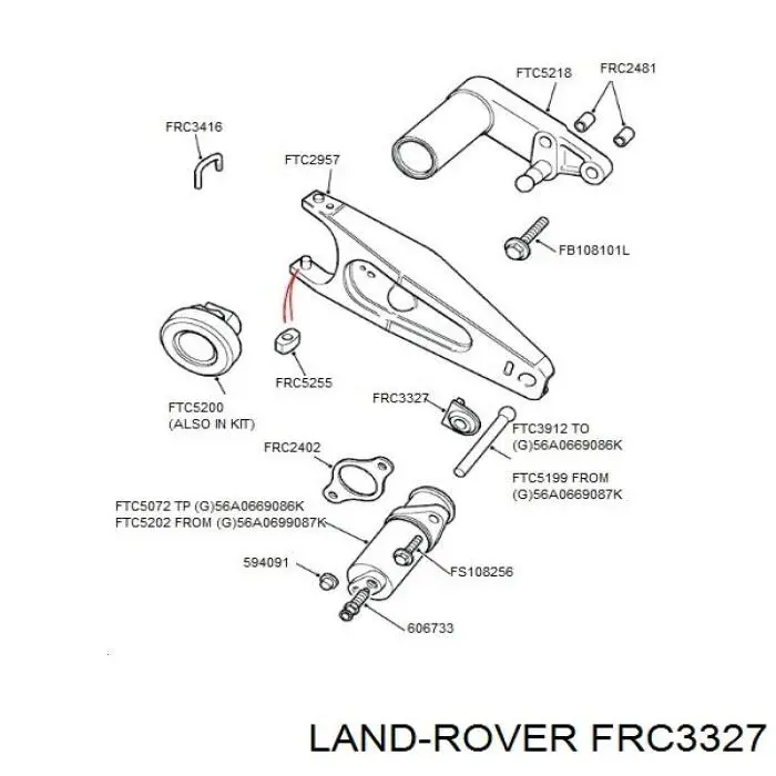 Купити FRC3327 Land Rover 