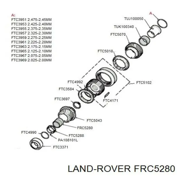  FRC5280 Land Rover