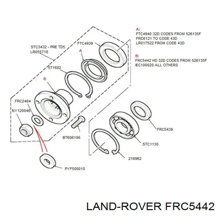  FRC5442 Bearmach