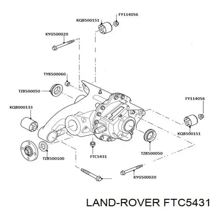 Пробка заливна заднього (переднього) моста Land Rover FTC5431 ціна, від 7.27 USD