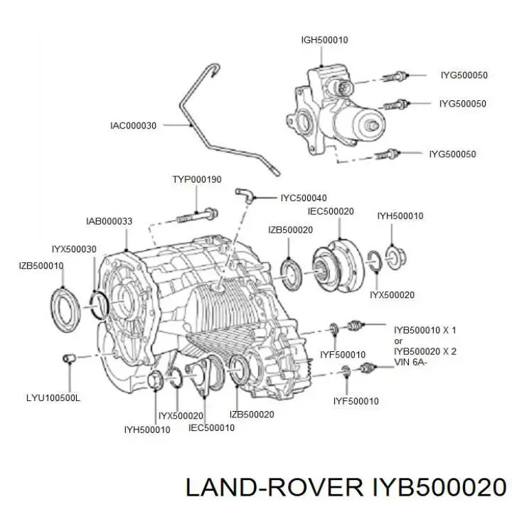  Land Rover IYB500020 ціна, від 3.83 USD