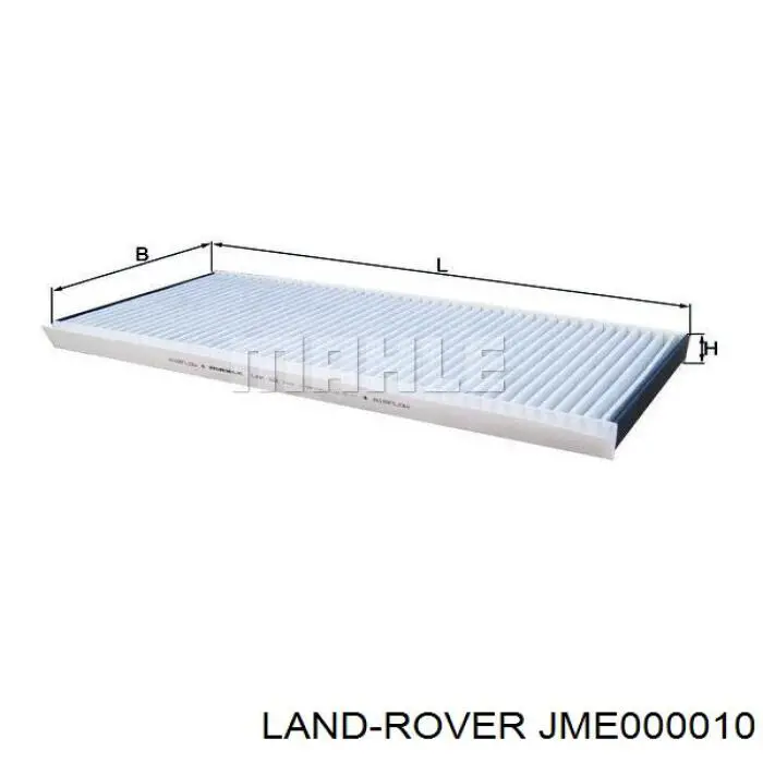Фільтр салону JME000010 Land Rover