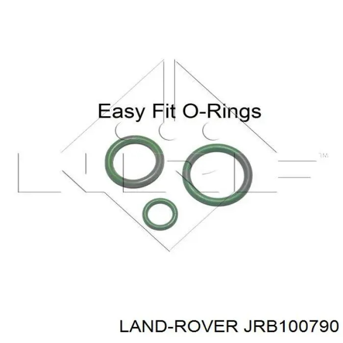 JRB100790 Land Rover радіатор кондиціонера