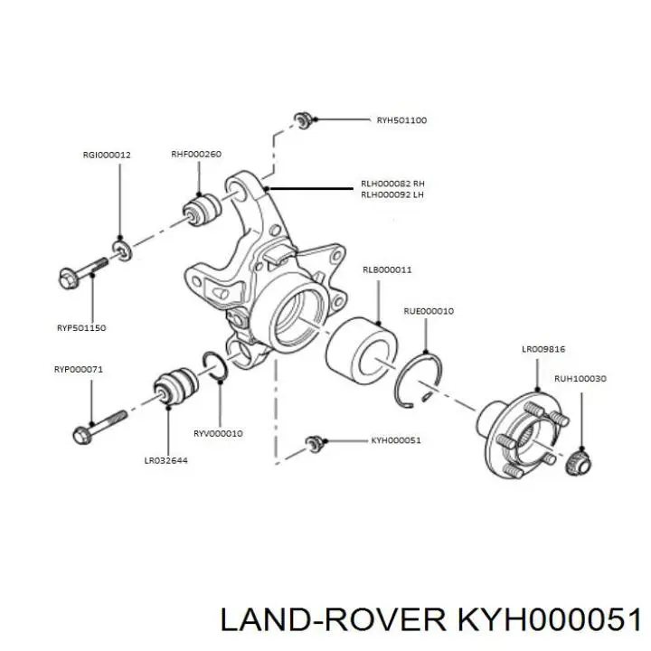  Land Rover KYH000051 ціна, від 8.65 USD