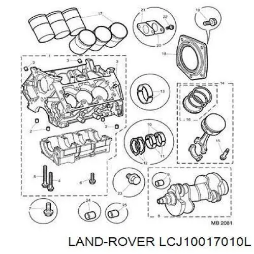  LCJ10017010L Land Rover