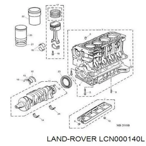 LCN000140L Land Rover 