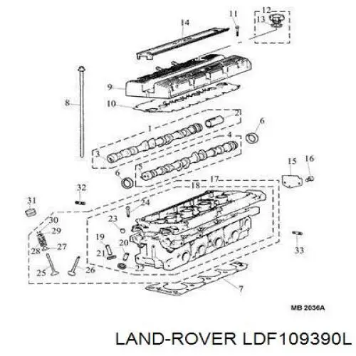 LDF109390L Land Rover 