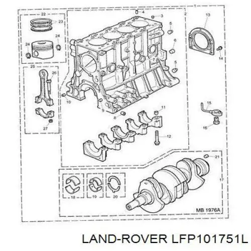  LFP101750L Bearmach