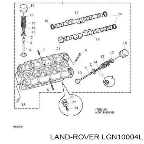 Купити LGN10004L Britpart Сухар клапану