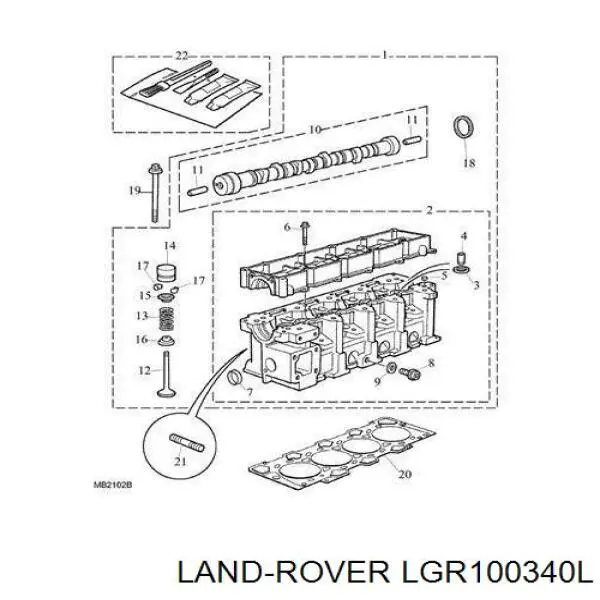 Купити LGR100340L Britpart Штовхач клапанів двигуна