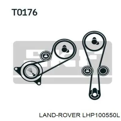LHP100550L Land Rover Ролик натягувач