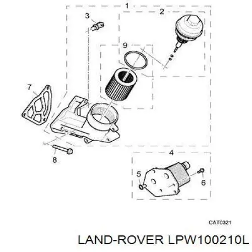  LPW100210L Land Rover