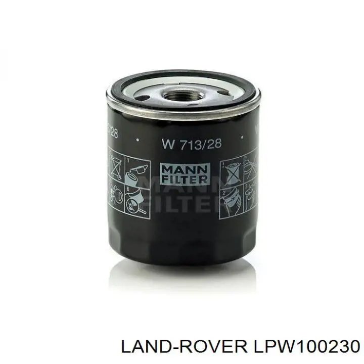 LPW100230 Land Rover фільтр масляний