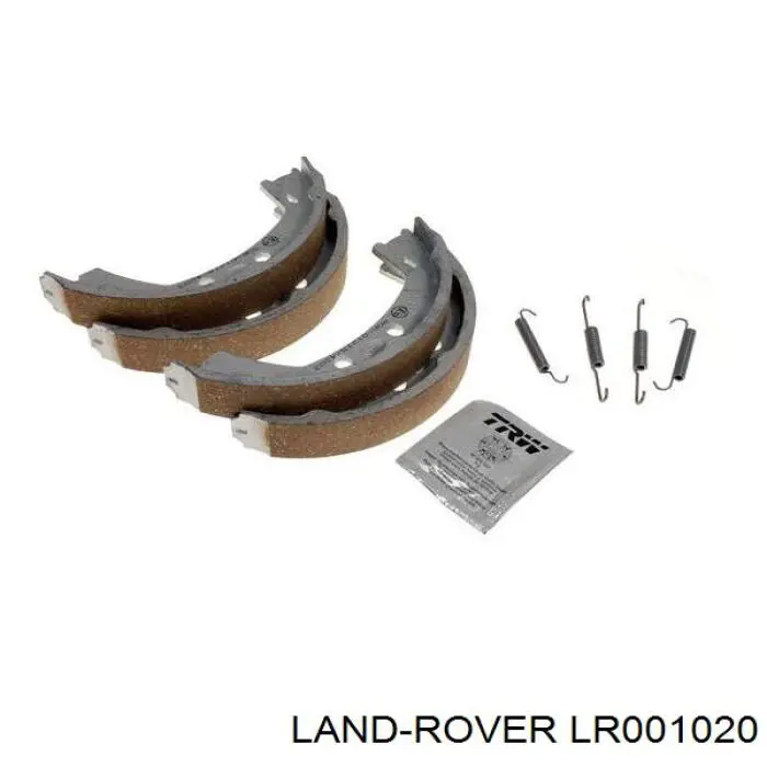 Колодки гальмові задні, барабанні Land Rover LR001020 ціна, від 44.44 USD