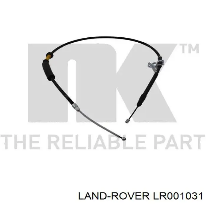 Трос стоянкового гальма задній правий Land Rover LR001031 ціна, від 16.53 USD
