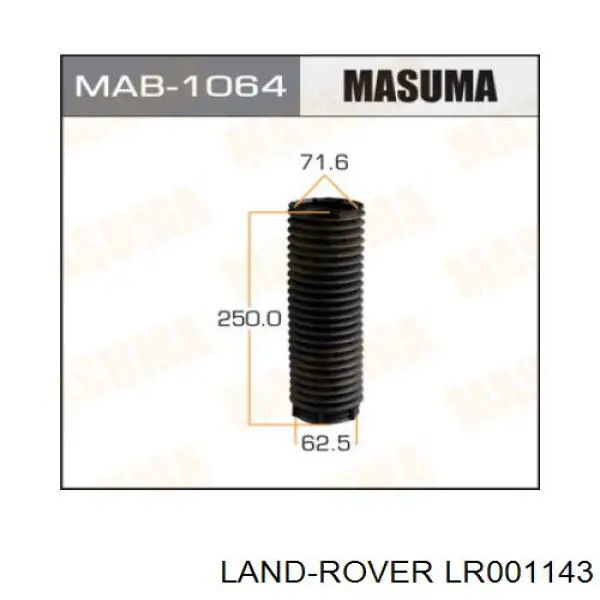 Пильник стійки передньої Land Rover LR045249 ціна, від 7.63 USD