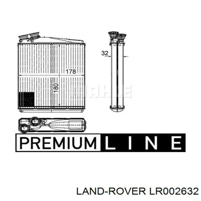 Радіатор пічки (обігрівача) AVA FP43N215AV ціна, від 36.21 USD