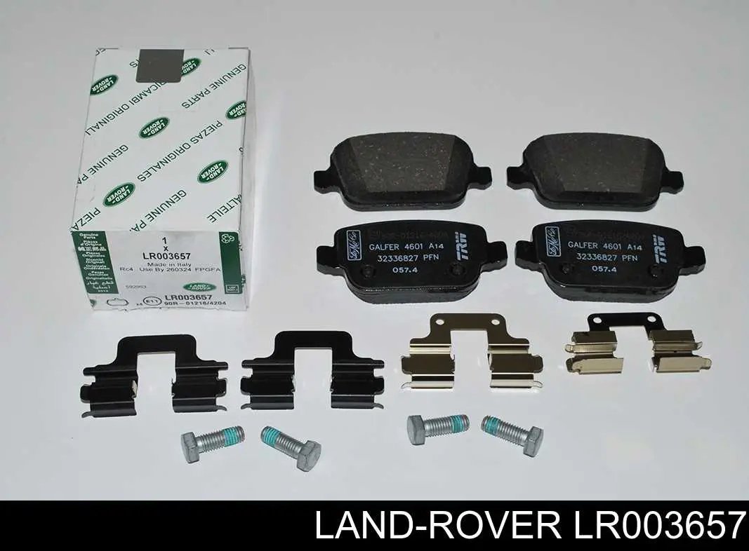 Задні гальмівні колодки Land Rover LR003657 ціна, від 22.08 USD