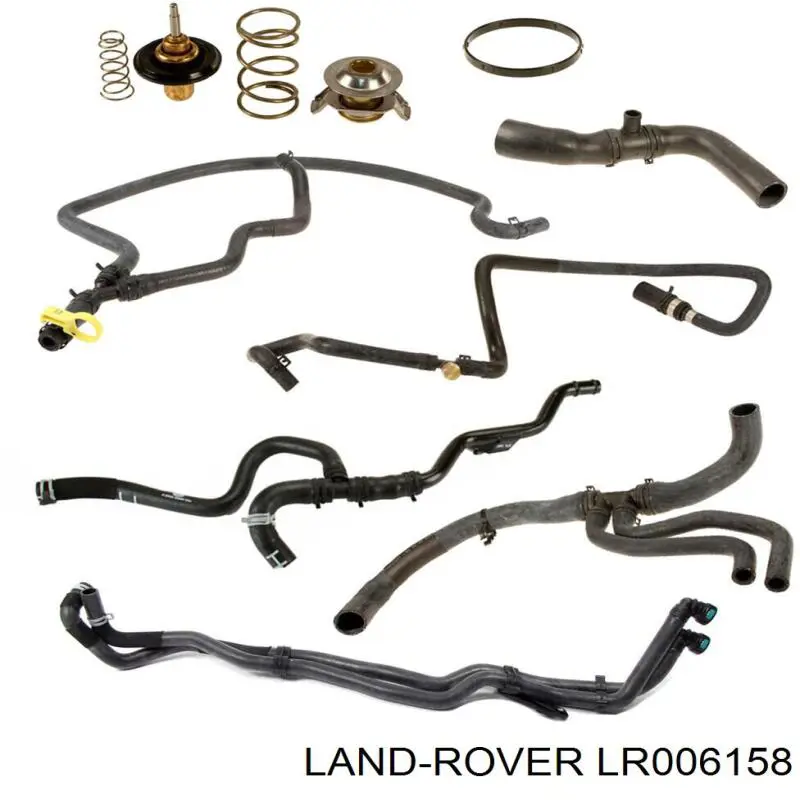 Шланг/патрубок системи охолодження Land Rover Discovery 3 (LR3) (Land Rover Діскавері)