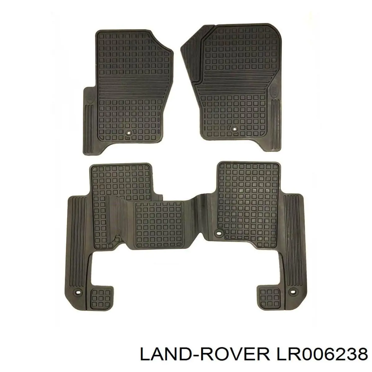 Килимок передні + задні, комплект на авто Land Rover Discovery 3 (LR3) (Land Rover Діскавері)
