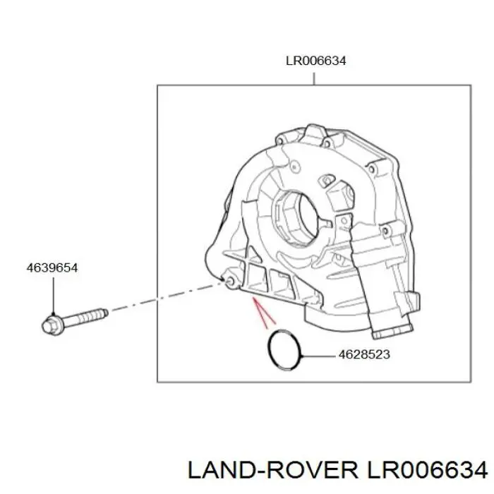 Помпа масляна Land Rover LR006634 ціна, від 270.50 USD