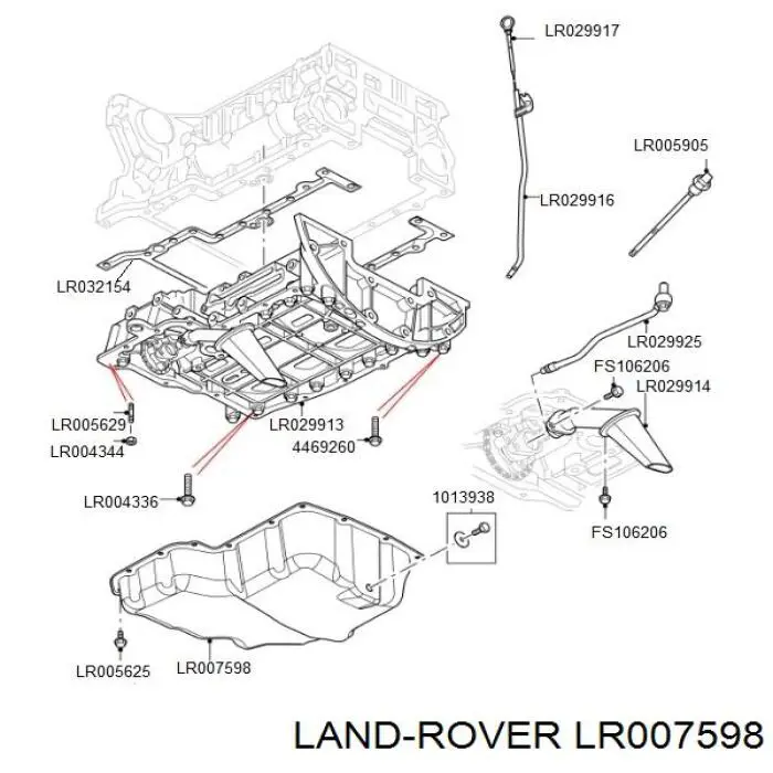 LR007598 Land Rover 