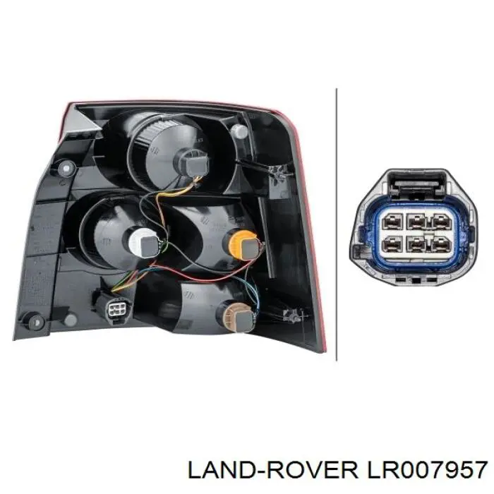 Ліхтар задній лівий Land Rover LR007957 ціна, від 152.03 USD