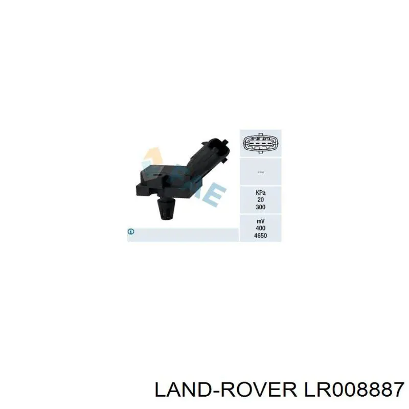 Купити LR008887 Land Rover Датчик абсолютного тиску