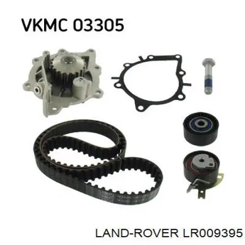 LR009395 Land Rover Ролик натягувача ременя ГРМ