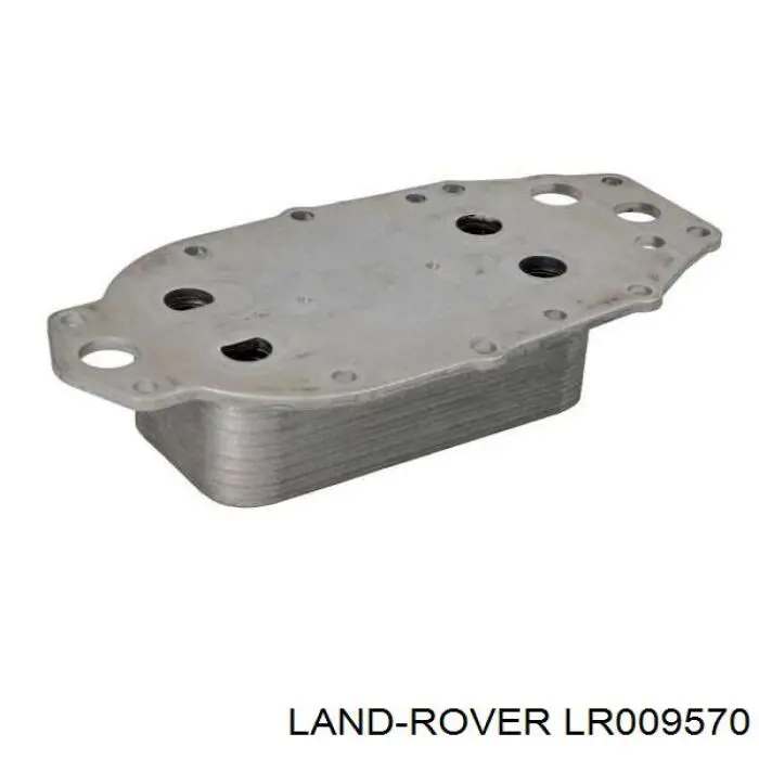 LR009570 Land Rover радіатор масляний (холодильник, під фільтром)