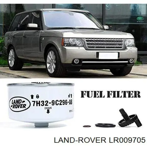 LR009705 Land Rover фільтр паливний