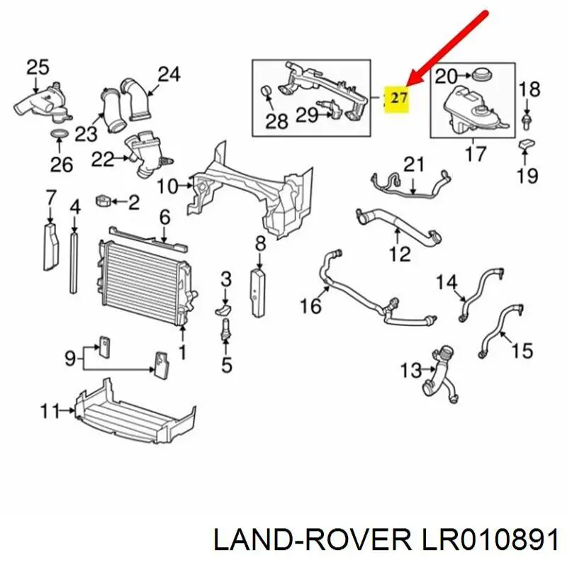 LR010891 Land Rover 