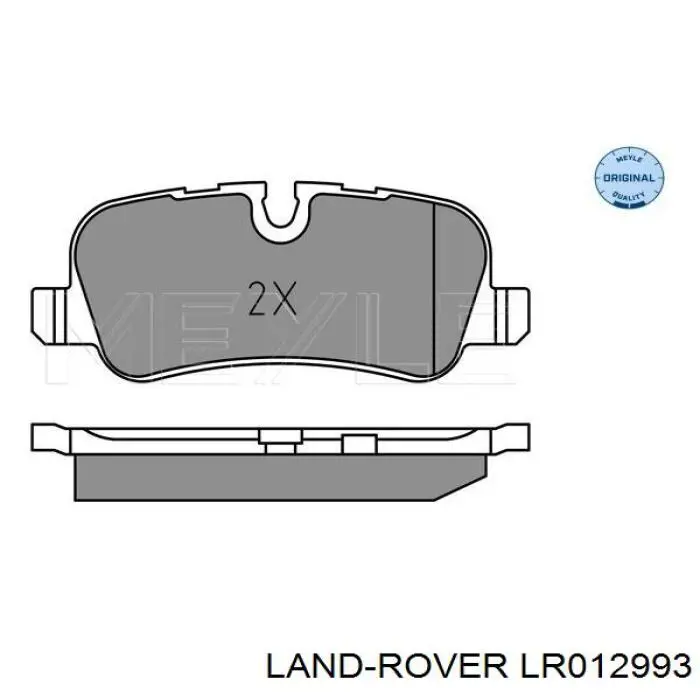 Задні гальмівні колодки Land Rover LR012993 ціна, від 28.56 USD