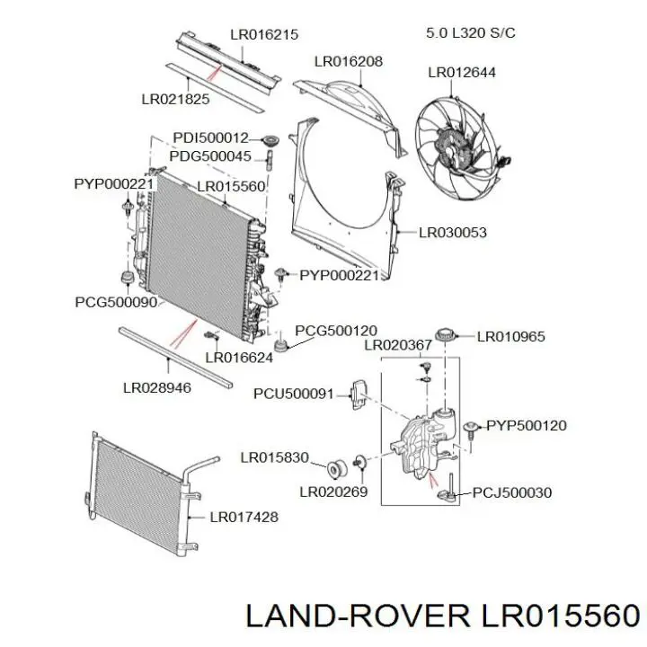 Радіатор охолодження Denso DRM14004