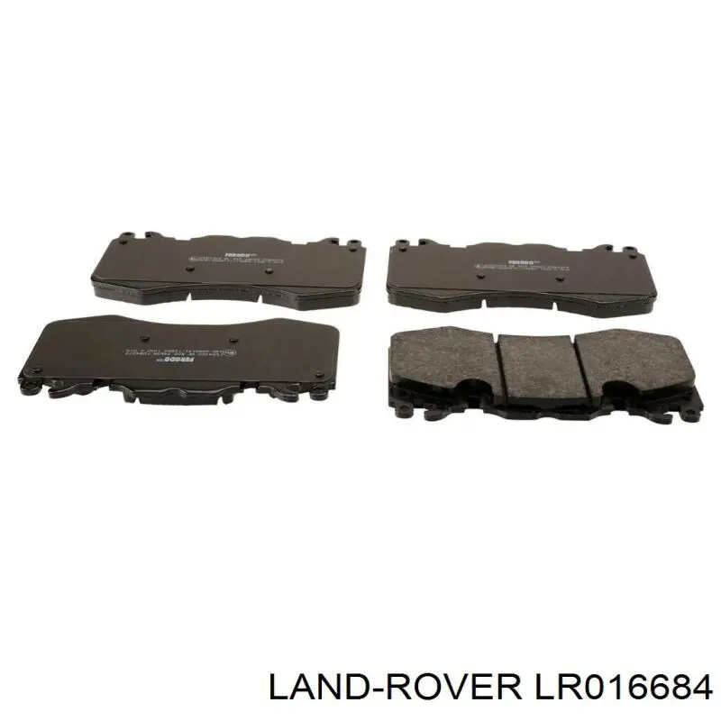 Колодки гальмівні передні, дискові LR016684 Land Rover