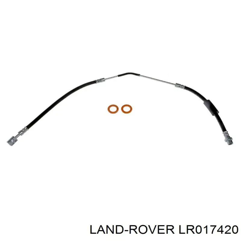 LR044359 Land Rover шланг гальмівний задній, правий