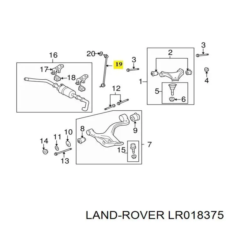 LR017272 Land Rover 