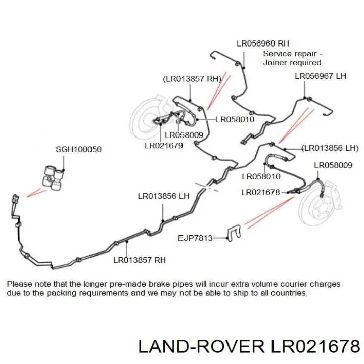 LR021678 Land Rover 