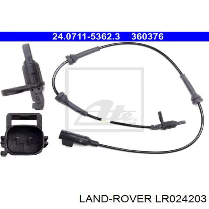 Датчик АБС (ABS) задній ATE 24071153623 ціна, від 23.82 USD